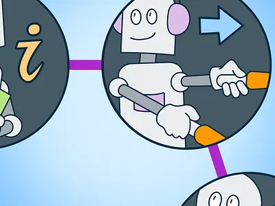 Chatbot Avatars ai chatbot design graphic design illustration illustrator ui user vector visual design