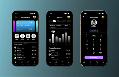 Wealthwave- Banking App banking product design ui ux