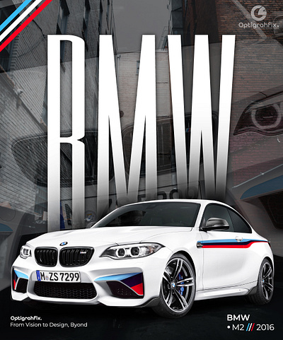 BMW /// M2 | Car Poster design ads design bmw car car poster custom design flyer flyer design post post design poster poster design