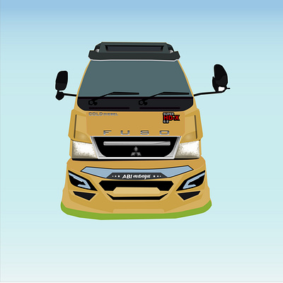 Truck Illustrasi 3d animation graphic design