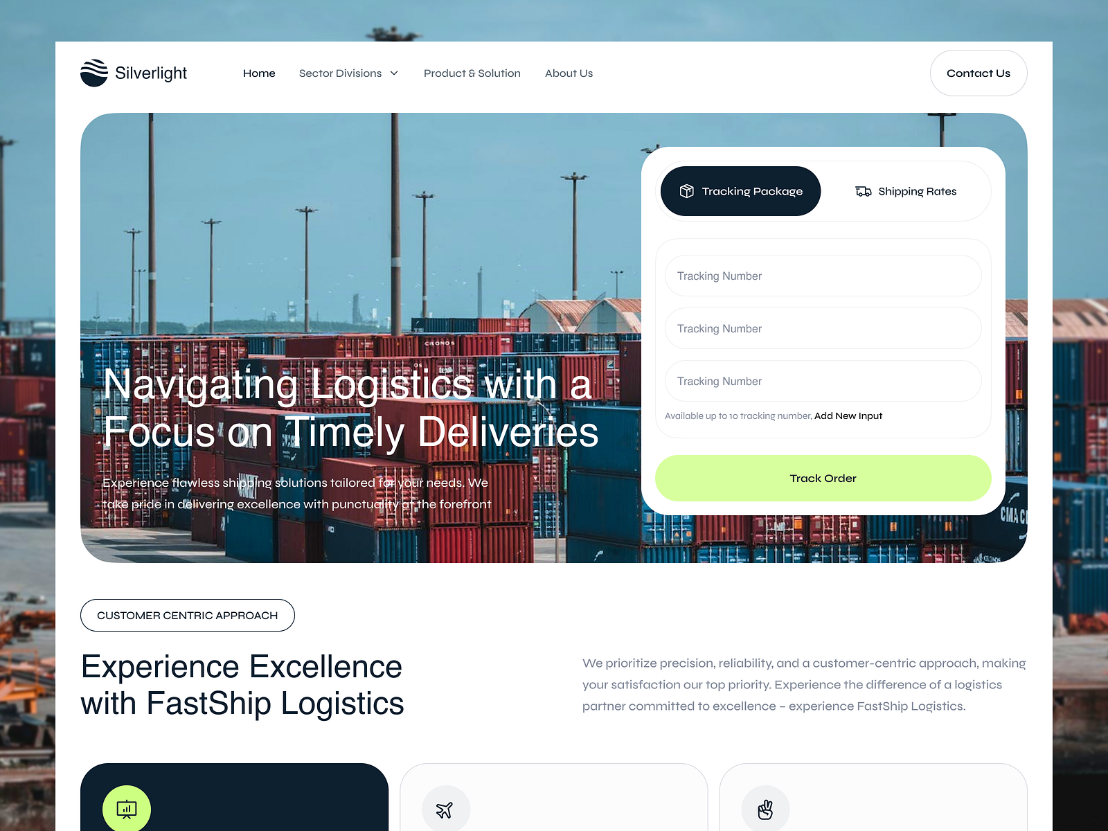 Silverlight logistic website by nija works on dribbble