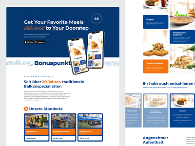 Restaurant Homepage Redesign design homepage landing page redesign restaurant typography ui web design