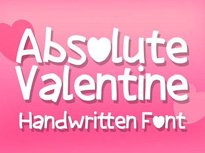 Absolute Valentine Font cartoon comic design display font font font design graphic graphic design hand drawn font hand drawn type hand lettering handwritten headline lettering logotype text type design typeface typeface design typography