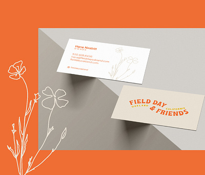 Field Day and Friends Business Card Design business card logo design
