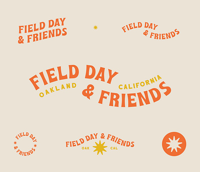 Field Day and Friends Logo Set logo design