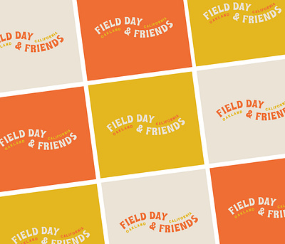 Field Day and Friends Boutique Rebrand logo logo design midnight grim