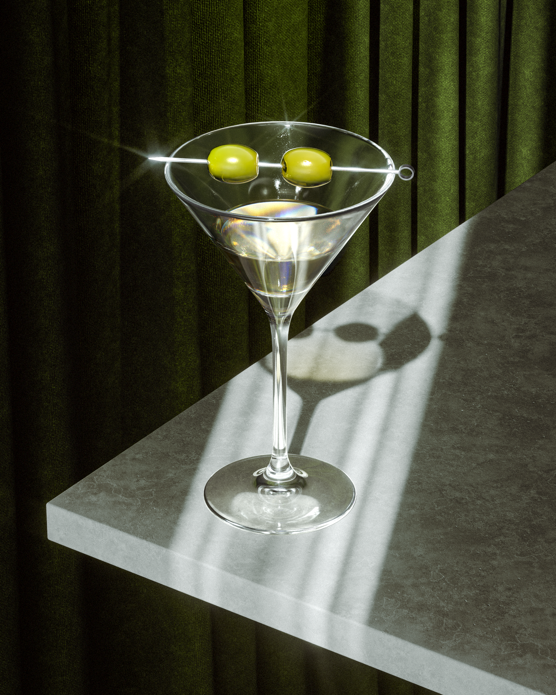 3D Martini 🍸 CGI 3d 3d modeling beverage c4d cgi cocktails liquor cocktails martini product rendering render
