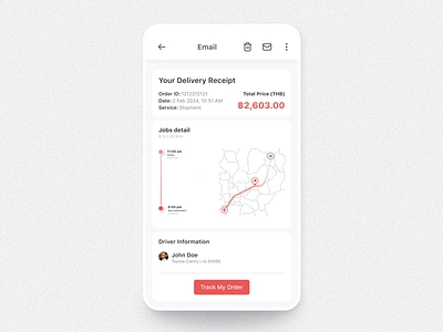 Daily UI #17 — Email Receipt 17 dailyui dailyui17 design email figma flaticon graphic design receipt ui unsplash