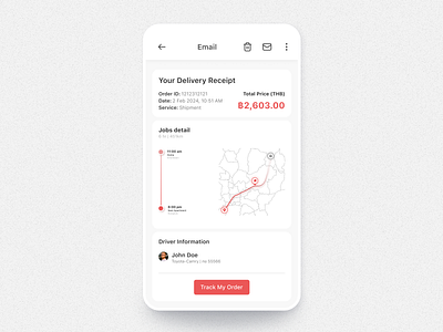 Daily UI #17 — Email Receipt 17 dailyui dailyui17 design email figma flaticon graphic design receipt ui unsplash