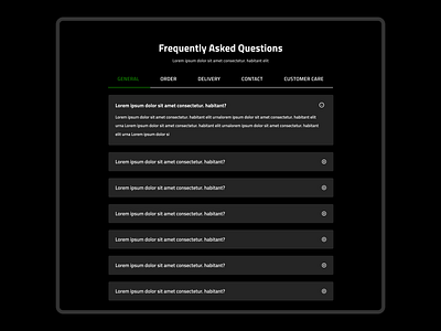 Day 92 of 100: Frequently asked question design ui uidesign uiux ux webdesign