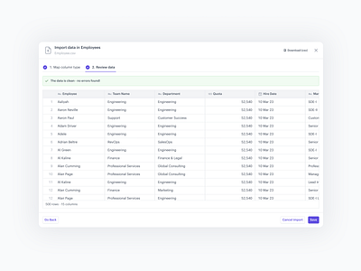 Table UI design b2b cells dashboard design system drivetrain filtering light mode modal saas table design table ui tables tailwind css ui ui design