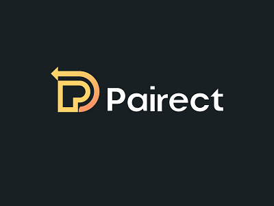 Pirect - Car parking guide app app logo branding icon identity logo logo design minimal p parking app vector