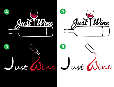 Ecommerce Wine Logo graphic design logo ui