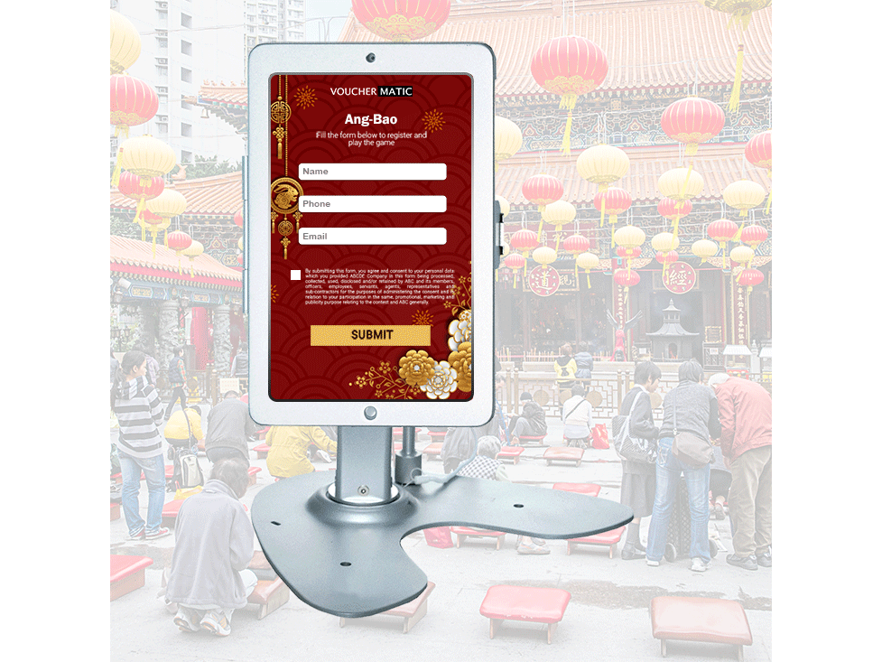 AngBao angbao game branding business porotion customer retention digital voucher envelop open game evoucher gamification gift voucher loyalty program mobile voucher reward management user engagement voucher vouchermatic