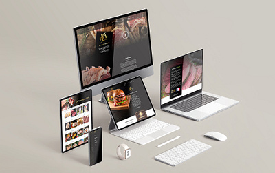 Boucherie Aya - Website design frontend template graphic design web development webdesign website design website development