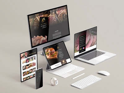 Boucherie Aya - Website design frontend template graphic design web development webdesign website design website development