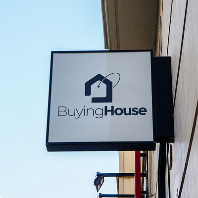 Buying House logo design branding businesslogo creative graphic design logo logodesign minimal realestate ui vector