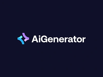 Ai Generator - modern artificial intelligence logo ai ai logo artificial intelligence branding generator logo logo design logo designer minimal logo modern modern logo simple logo software logo spark spark logo star star logo tech logo