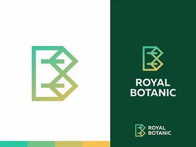 Royal Botanic b botanic logo royal tree