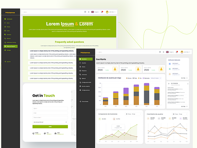 Website Design app clean dashboard design figma modern ui website