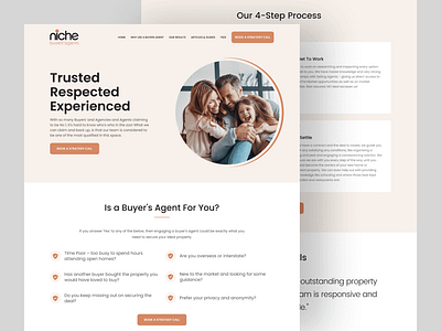 Niche - Buyer Agent Landing Page Website landingpage ui we website
