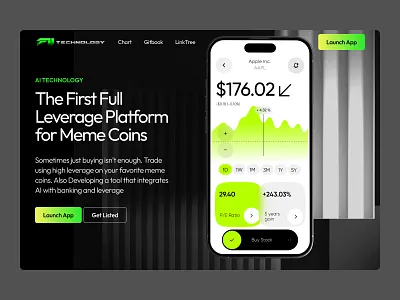Leverage Platform Landing Page landing web design