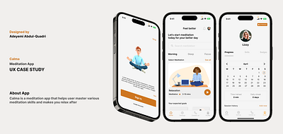 Meditation app figma meditation app mobile ui uiux