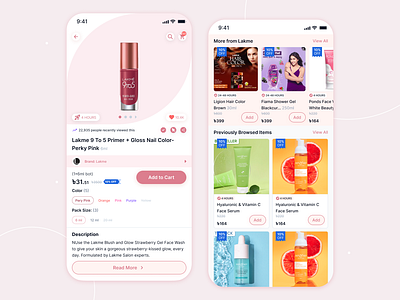 Cosmetic App UX/UI Design android screen design app apple branding cosmetics face care interface ios marketplace mobile app mobile ui ux design onboarding app products shopping skin care technology ui ux