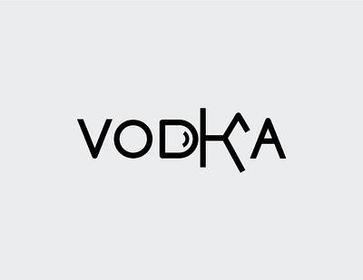Vodka logo concept alcohol branding design drink graphic design illustration logo logotype symbol vodka