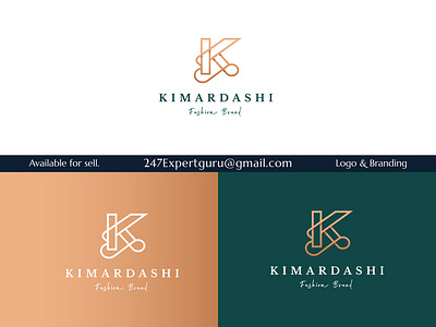 Elegant luxury letter k monogram logo design 3d animation graphic design logo modern logo motion graphics