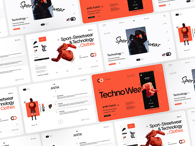Techn Fashion Web Design Concept about aesthetic apparel best design brand branding cart clothing store ecommerce fashion inspiration landing page market marketplace online shop product shopify shopping webdesign website