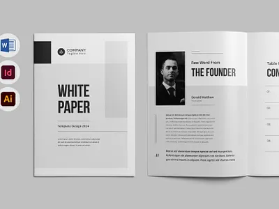 White Paper Template | Word visual identity