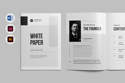 White Paper Template | Word visual identity