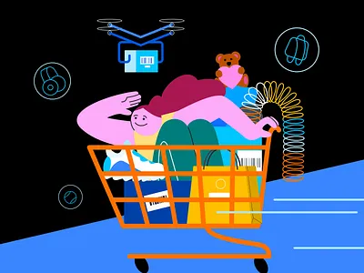 Black Friday & Cyber Monday 🛒 black friday branding cyber monday design design assets e commerce free assets graphic design icon iconscout illustration sale shopping