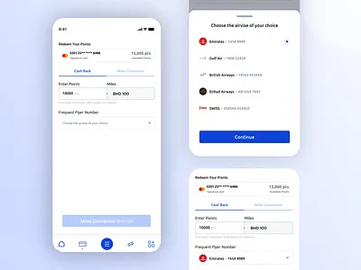 Rewards Miles Conversion app app payments bank bill payments branding card card payments cashback credit card credit card payments dashboard design finance login miles conversion onboarding prepaid card rewards ui ux