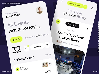 Event Management App app app design app ui event event app event management app management app meetup app ui ux