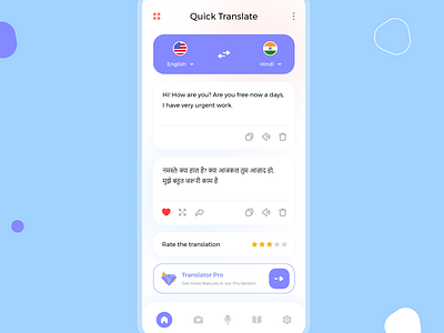 Translator App UI/UX Design android app design app design app design ui app uiux creative design design eye catching design graphic design interaction design ios app design mobile app design mobile app ui ux prototyping translator app design translator app ui ux ui user experience design user interface design