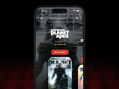 Movie Showtime Magic UI Components for Flutter android animation booking design flutter interactive ios magic movie movies ott seat showtime tickets ui ux watch widget