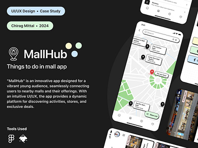 MallHub - Things to do in mall app app design case studies case study dailyuiux design figma designs graphic design mall app mall app design mall case study mall finder app mall finding app mall ui design things to do in mall ui design ui ux ui ux case study uiux design ux design ux ui