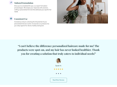 CustomHair design ui ux web