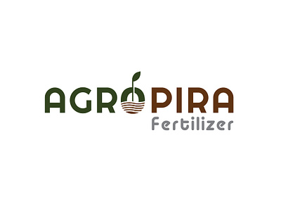 AgroPira Fertilizer Logo Design agriculture branding ferilizer graphic design green leaf logo minimal sign trendy