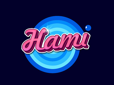 Hami Washer Logo Design blue branding cleaning colorfull dishwashing liquid graphic design hami logo logodesign trendy washer washing liquid