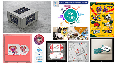 Printing & Packaging Designs for Clients 3d animation branding graphic design logo motion graphics ui