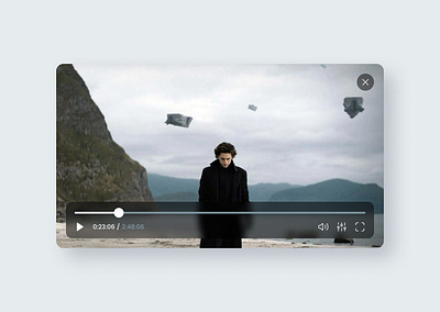 DAY 057 / VIDEO PLAYER 057 daily daily ui play player shuffle ui video video player
