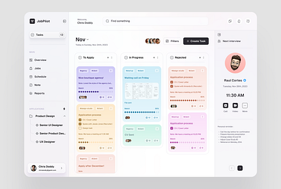 JobPilot - Job Search App appdesign dailyui design designinspiration jobsearch kanban ui uidesign