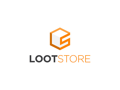 Lootstore lettermark logo design loot logo monogram