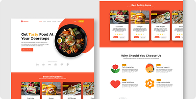 Food Web UI food app ui ui