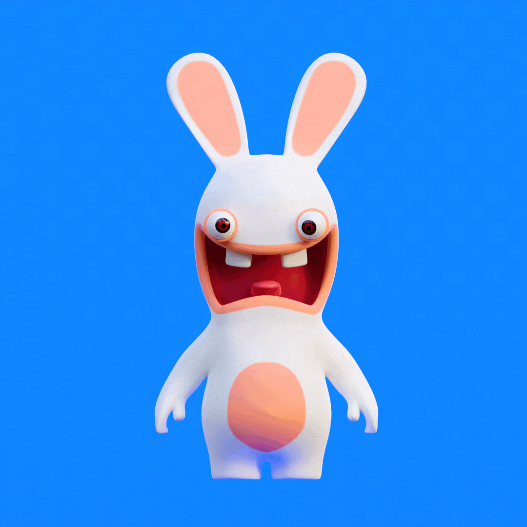 3D Crazy Rabbit 3d 3d cute 3d designer 3d rabbit animation blender crazy cute graphic design illustration rabbit