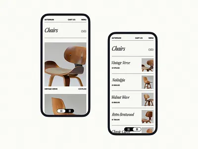 AETERNUM (Mobile) 2024 trends 3d animation branding design furniture graphic design grid illustration layout logo motion graphics typo typography ui ui elements uidesign ux web web design