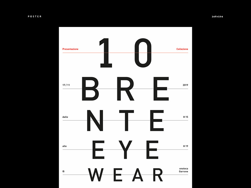10 Brente Eyewear graphic design packaging poster design